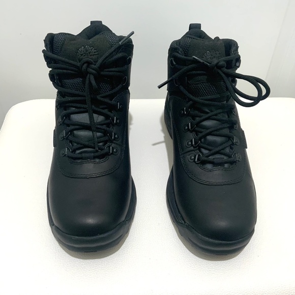 Timberland Men\'s White Ledge Black Leather Waterproof Hiking Boot Winter Snow 10 main image 4
